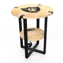 Las Vegas Raiders Side Table with Charger