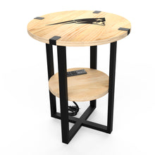 New England Patriots Side Table with Charger