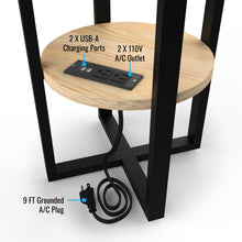 New England Patriots Side Table with Charger