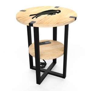 Buffalo Bills Side Table with Charger