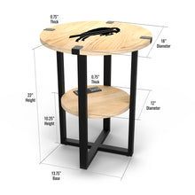 Buffalo Bills Side Table with Charger