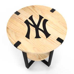 New York Yankees Side Table With Charger