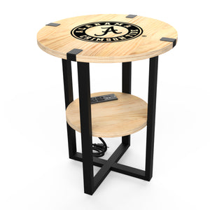 Alabama Crimson Tide Side Table With Charger
