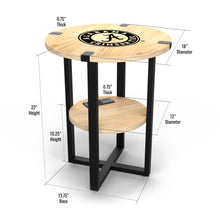 Alabama Crimson Tide Side Table With Charger