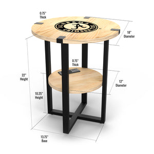 Alabama Crimson Tide Side Table With Charger