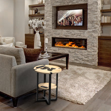 Michigan Wolverines Side Table With Charger