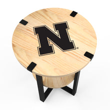 Nebraska Cornhusker Side Table With Charger