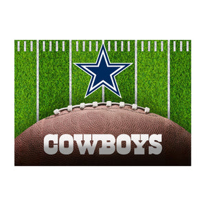 Dallas Cowboys Football Field Washable Area Rug - 5'x7'