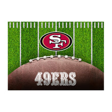 San Francisco 49ers Football Field Washable Area Rug - 5'x7'