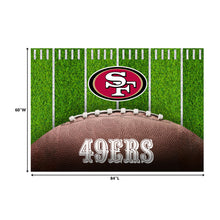 San Francisco 49ers Football Field Washable Area Rug - 5'x7'