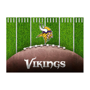 Minnesota Vikings Football Field Washable Area Rug - 5'x7'