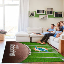 Miami Dolphins Football Field Washable Area Rug - 5'x7'