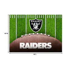 Las Vegas Raiders Football Field Washable Area Rug - 5'x7'
