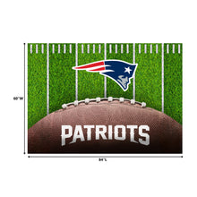 New England Patriots Football Field Washable Area Rug - 5'x7'