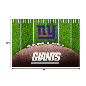 New York Giants Football Field Washable Area Rug - 5'x7'