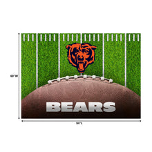 Chicago Bears Football Field Washable Area Rug - 5'x7'