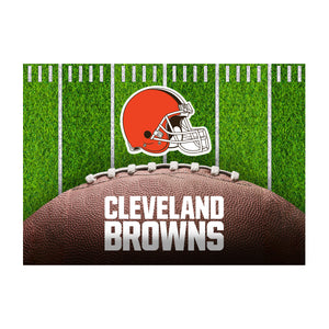 Cleveland Browns Football Field Washable Area Rug - 5'x7'