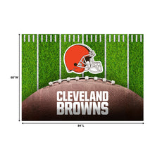 Cleveland Browns Football Field Washable Area Rug - 5'x7'