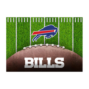 Buffalo Bills Football Field Washable Area Rug - 5'x7'