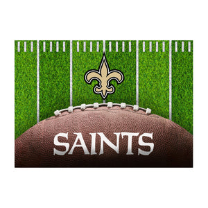 New Orleans Saints Football Field Washable Area Rug - 5'x7'