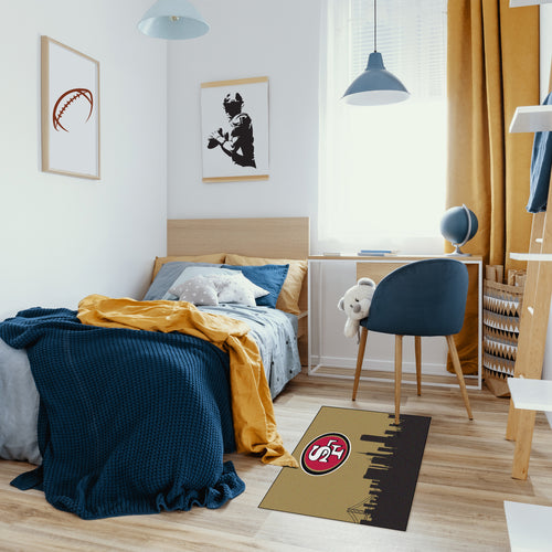 San Francisco 49ers Hometown Washable Area Rug - 2'x3'