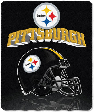 Pittsburgh Steelers Gridiron Design Fleece Blanket - 50