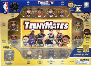 TeenyMates Superstar Collectible NBA Figures Collector Set Series X