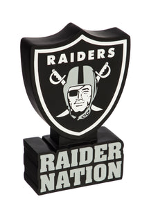 Las Vegas Raiders Logo Statue