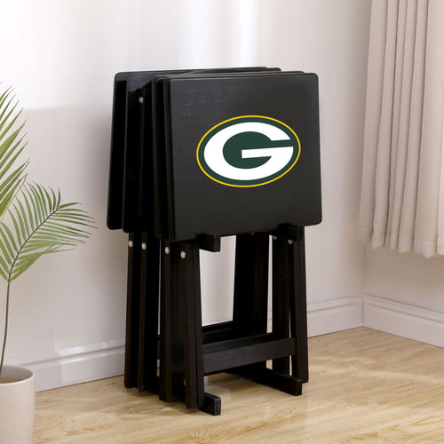 Green Bay Packers TV Snack Tray Set of 4