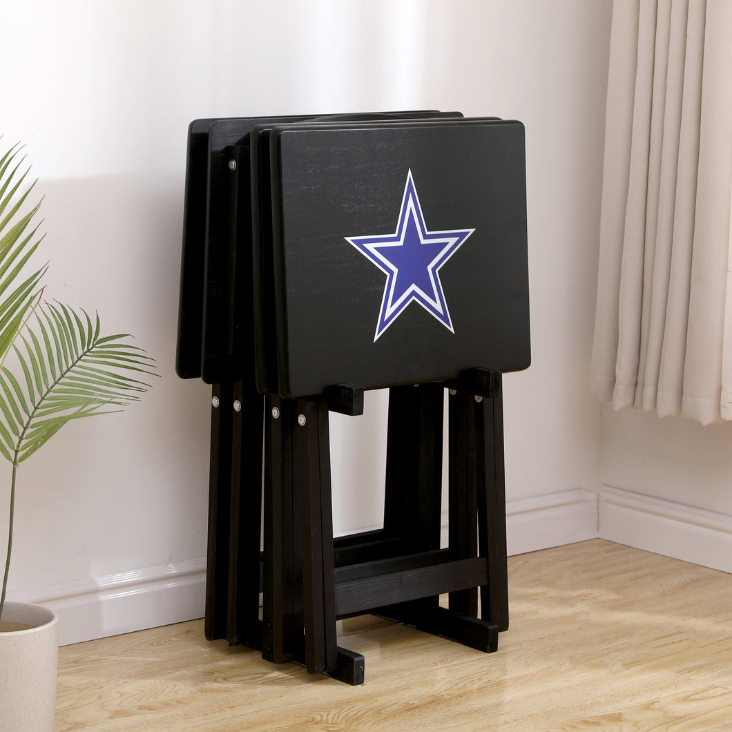 Dallas Cowboys TV Snack Tray Set of 4