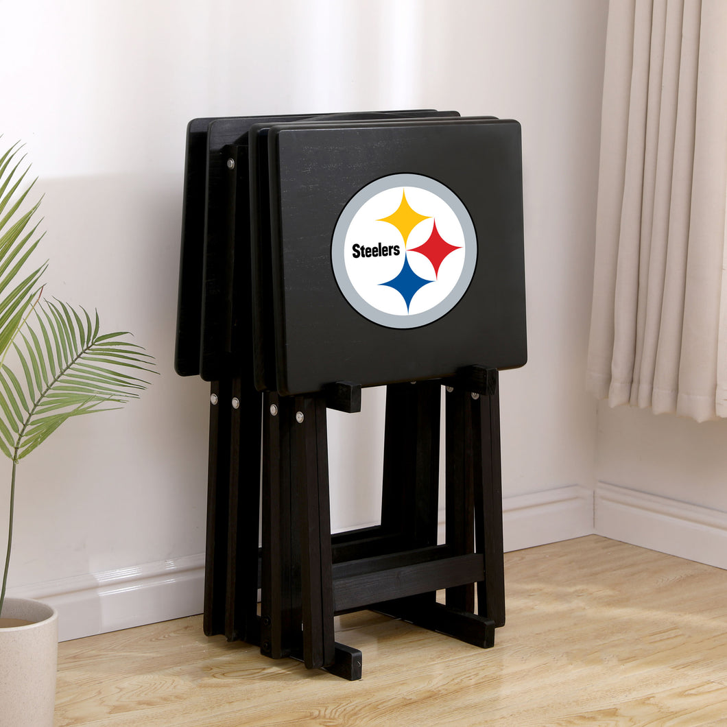 Pittsburgh Steelers TV Snack Tray Set of 4