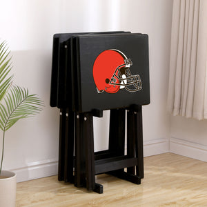 Cleveland Browns TV Snack Tray Set of 4