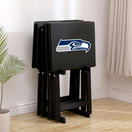 Seattle Seahawks TV Snack Tray Set of 4