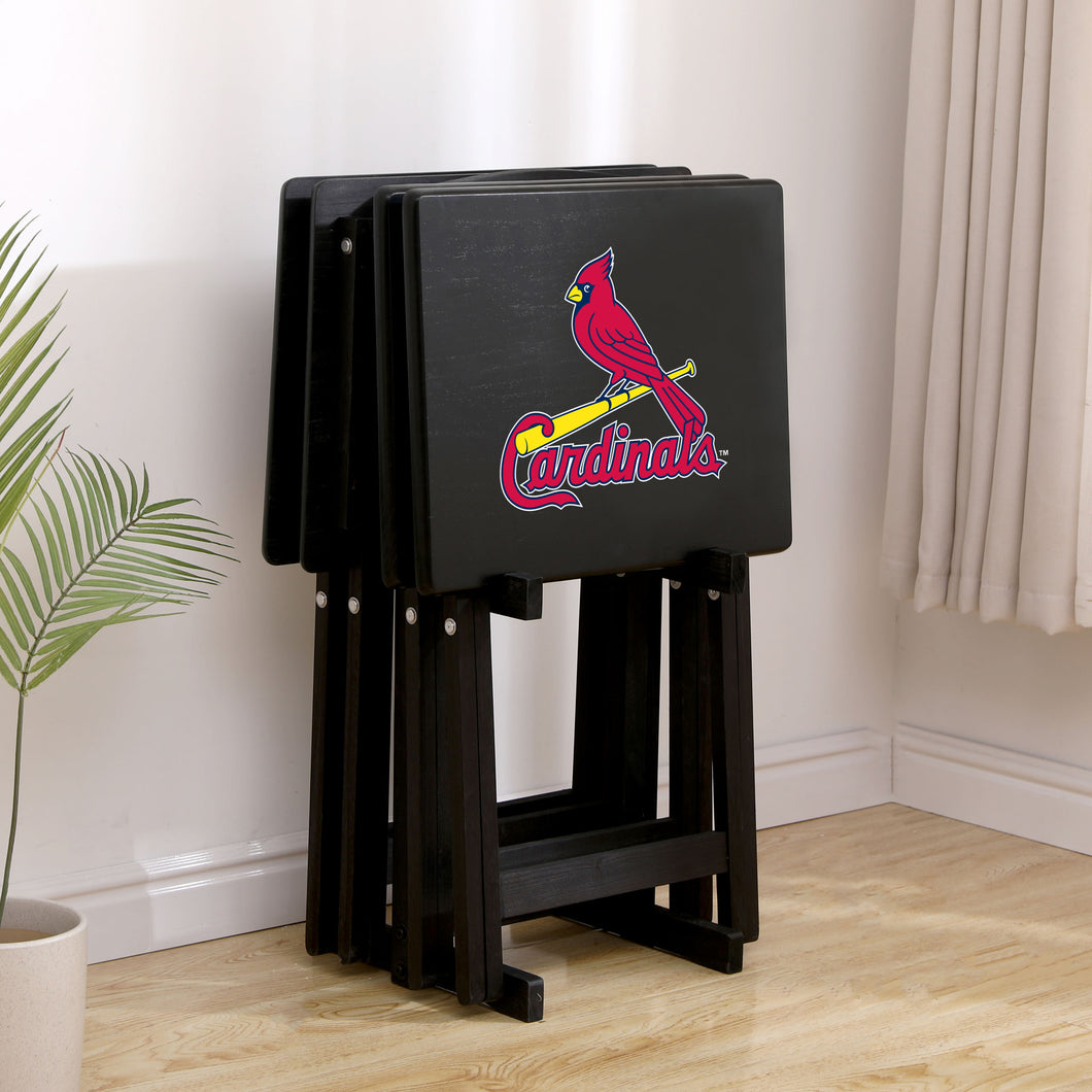 St. Louis Cardinals TV Snack Tray Set of 4