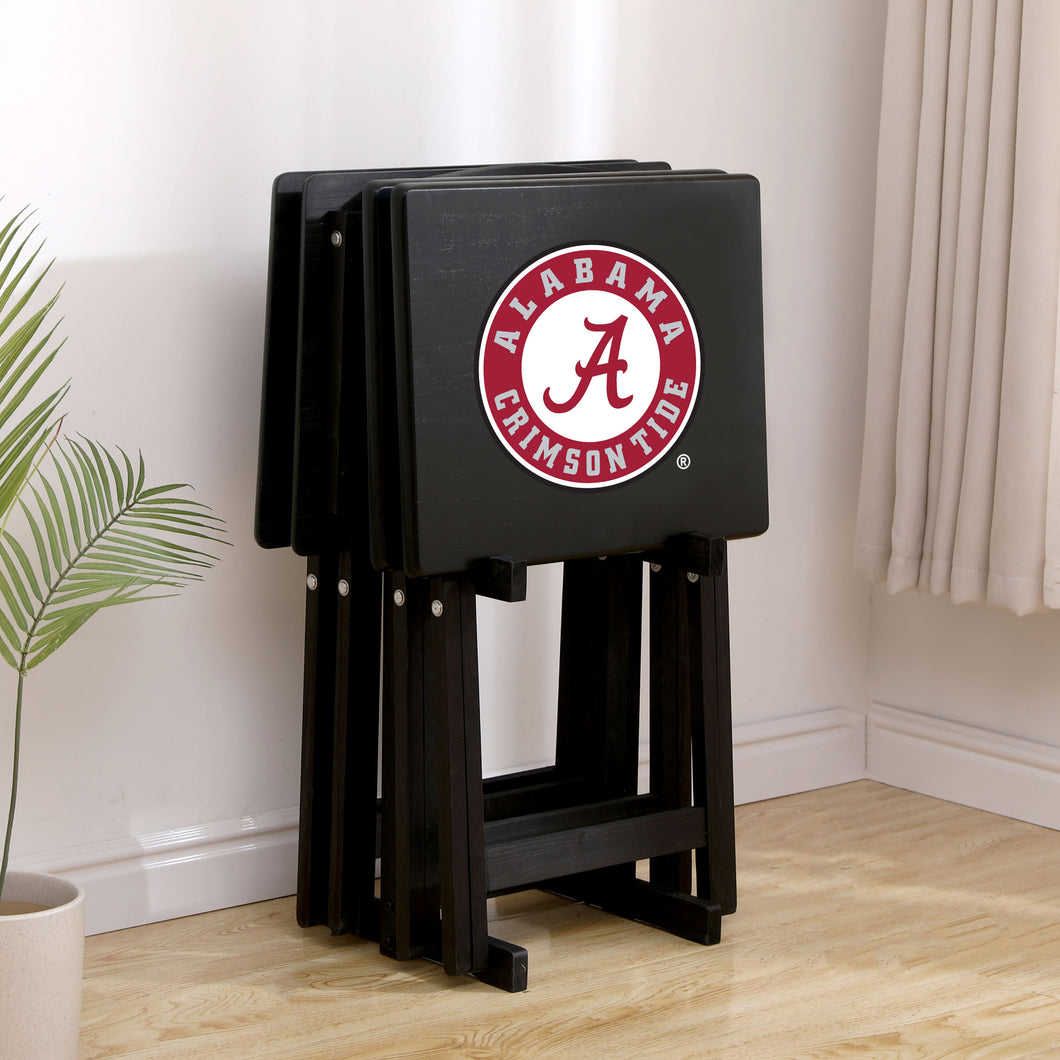 Alabama Crimson Tide TV Snack Tray Set of 4