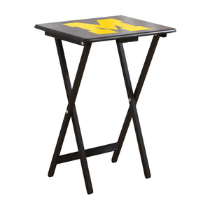 Michigan Wolverines TV Snack Tray Set of 4
