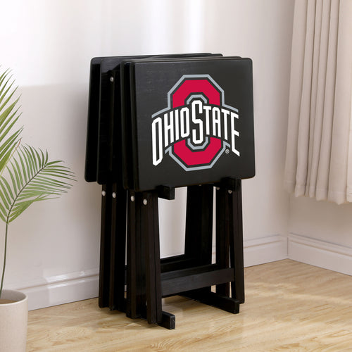 Ohio State Buckeyes TV Snack Tray Set of 4