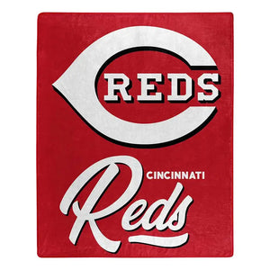 Cincinnati Reds Plush Throw Blanket -  50"x60"