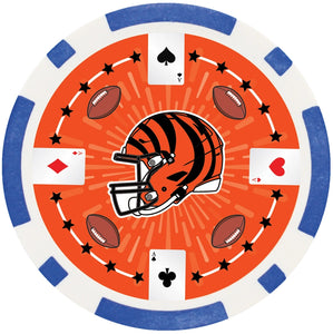 Cincinnati Bengals Poker Chip Set