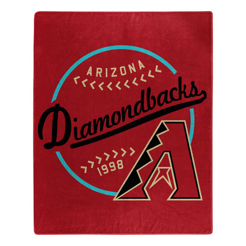 Arizona Diamondbacks Plush Throw Blanket -  50