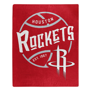 Houston Rockets Plush Throw Blanket -  50"x60"