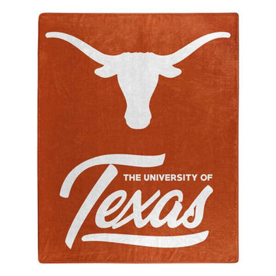 Texas Longhorns Plush Throw Blanket -  50