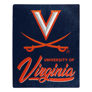 Virginia Cavaliers Plush Throw Blanket -  50"x60"