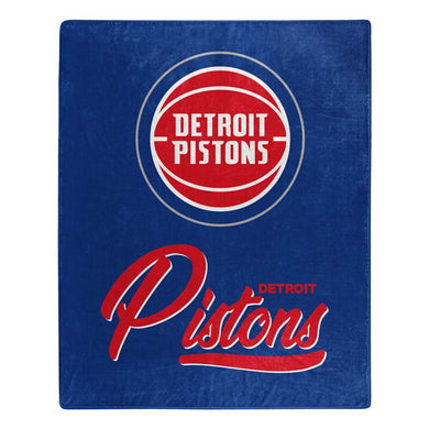 Detroit Pistons Plush Throw Blanket -  50