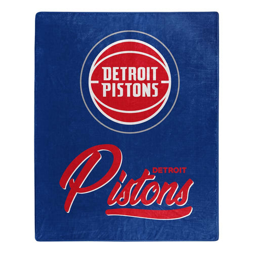 Detroit Pistons Plush Throw Blanket -  50