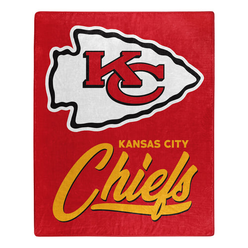 Kansas City Chiefs Plush Throw Blanket -  50