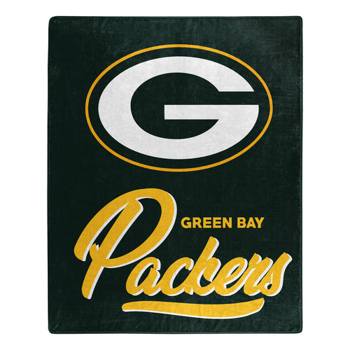 Green Bay Packers Plush Throw Blanket -  50