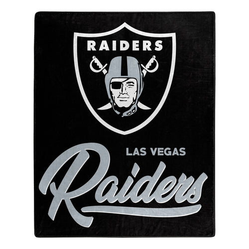Las Vegas Raiders Plush Throw Blanket -  50