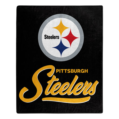 Pittsburgh Steelers Plush Throw Blanket -  50