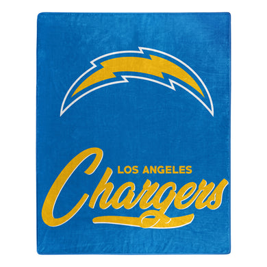Los Angeles Chargers Plush Throw Blanket -  50